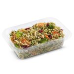 Herby Quinoa with Broccoli and Tahini Salad