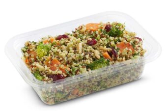 Herby Quinoa with Broccoli and Tahini Salad