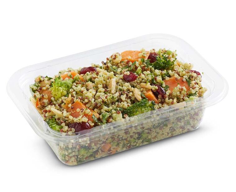 Herby Quinoa with Broccoli and Tahini Salad