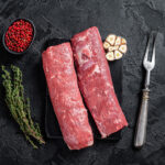 Fresh,Raw,Lamb,Tenderloin,,Mutton,Loin,Fillet,Meat,On,Marble